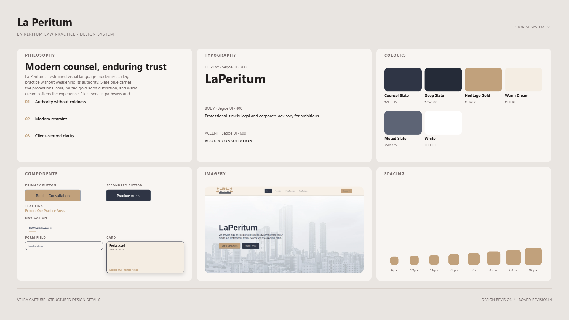 La Peritum Law Practice project overview