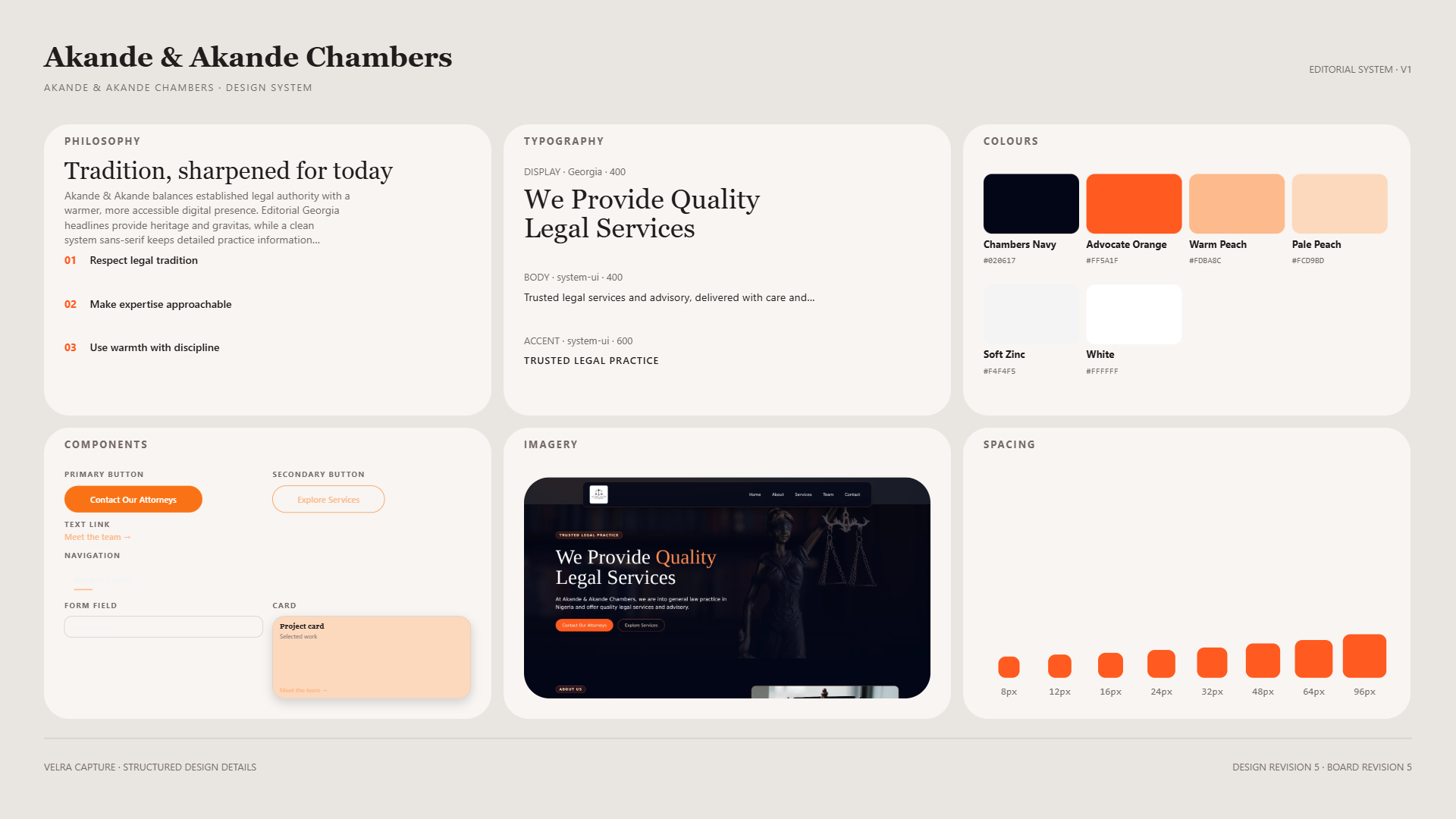 Akande & Akande Chambers project overview